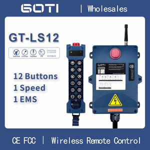 Control Remoto Inalámbrico Industrial de Una Velocidad para Grúa GT-LS12, 12 Botones - Marca <span class=keywords><strong>GOTI</strong></span> - Product Image 2