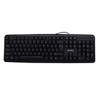 Teclado USB con Cable JEDEL de 104 Teclas, Tamaño Completo con Teclado Numérico para Oficina y Hogar