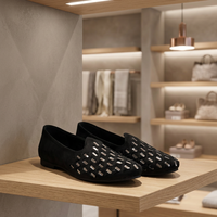 Chaussures habillées carrées de luxe italiennes pour hommes, en similicuir PU de haute qualité, style Oxford, design plat non animalier, imperméables