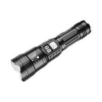 Lampe de poche de camping AA à lumière forte, ultra-lumineuse, longue portée, rechargeable Feiao 18650 LED, avec mise au point télescopique, pour situations d'urgence