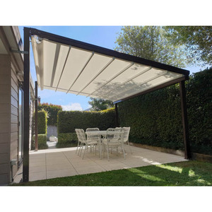 <span class=keywords><strong>Auvent</strong></span> de balcon mural extérieur, pergola, gazebo de jardin, <span class=keywords><strong>auvent</strong></span> avec toit en PVC incliné, structure en aluminium, résistant à la décomposition, protection solaire - Product Image 3