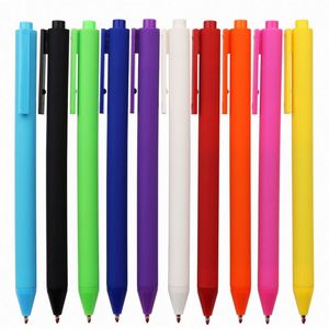 Logo Custom Multiple Colors Retractable Soft Rubber Coated Plastic Click Gel Ink <b>Pen</b> - Product Image 2