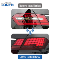 Feux arrière style coupé modifiés Junyo pour Mercedes-Benz Classe E W212 2010-2015, feux arrière LED, installation facile.