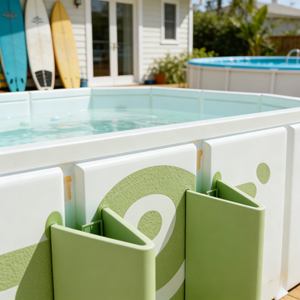 Meilleures ventes de piscines pliables en PVC pour l'extérieur, grandes piscines pour la maison, le jardin et la cour - Product Image 4