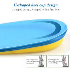 Plantillas de Gel de Silicona para Alivio del Dolor en el Talón, para Espolones Calcáneos, Fascitis Plantar, con Amortiguación y Aumento de Altura - Product Image 3