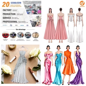 Fabricant de vêtements haut de gamme 4173, fabricant sur mesure de vêtements décontractés, sur mesure, OEM, ODM, logo personnalisé, couleur, design, robe pour femmes - Product Image 1