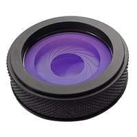 Module d'objectif à iris réglable 1,5~22 mm PVS14 avec lentille en verre sacrificiel, adaptateur de rétrofit DIY