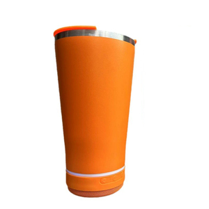 Vaso de altavoz Bluetooth de sublimación de <span class=keywords><strong>16oz</strong></span>, tazas de música inteligentes inalámbricas recubiertas de polvo, botella de agua inteligente de acero inoxidable - Product Image 6