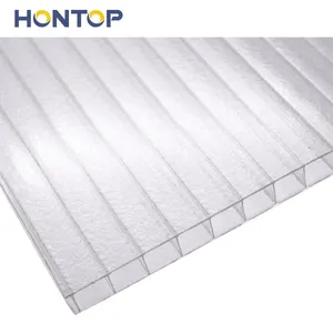 7mm 8mm Clear and colored polycarbonate plastic roofing sheets for greenhouse