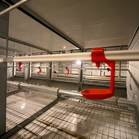 Nouveau système de cages à poules pondeuses entièrement automatiques de type H BANGYUAN AUH-650 avec alimentation automatique et collecte des œufs, galvanisation à chaud