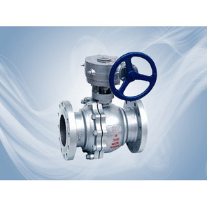 Q341F Manual <b>Worm</b> <b>Gear</b> Ball Valve 2 Inch Carbon Steel For Water Normal Temperature Operation - Product Image 1