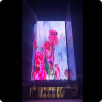 Pantalla LED Transparente para Interiores/Exteriores P50/P100/P150, 20 Unidades, Flexible, para Publicidad en Rejillas, Elevadores y Metro