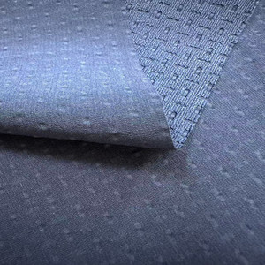 Adi poliéster Cruz cuatro lados elástico de doble capa Jacquard impermeable resistente al desgaste tela elástica para chaqueta Softshell - Product Image 5