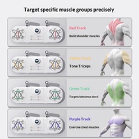 Planche de musculation multifonctionnelle 3 en 1, entraîneur de plank, chronométrage intelligent, comptage, largeur réglable, équipement de gym à domicile