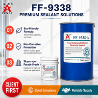 Scellant silicone bicomposant haute résistance Fenfa FF-9338 pour l'assemblage de verre creux, étanche, résistant aux UV, durcissement neutre