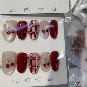 <span class=keywords><strong>Uñas</strong></span> Acrílicas Hechas a Mano de Estilo Aleatorio, 10 Piezas, <span class=keywords><strong>Uñas</strong></span> <span class=keywords><strong>Postizas</strong></span> al por Mayor, <span class=keywords><strong>Uñas</strong></span> de Diseño a Presión - Product Image 1