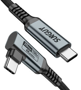 Cable de Carga Rápida SUNGUY, Resistente, 100W 5A, Tipo-C, con Nylon y Aluminio Ecológicos, para Teléfonos y Laptops (Longitud Personalizable) - Product Image 1