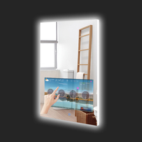 Téléviseur miroir intelligent de 21,5 pouces, téléviseur de salle de bain Android 11, téléviseur miroir