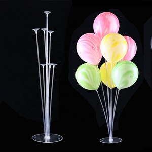 70cm <strong>Table</strong> <strong>Balloon</strong> Stand Wedding Birthday Flower <strong>Balloons</strong> Holder <strong>Decoration</strong> for 7pcs - Product Image 1