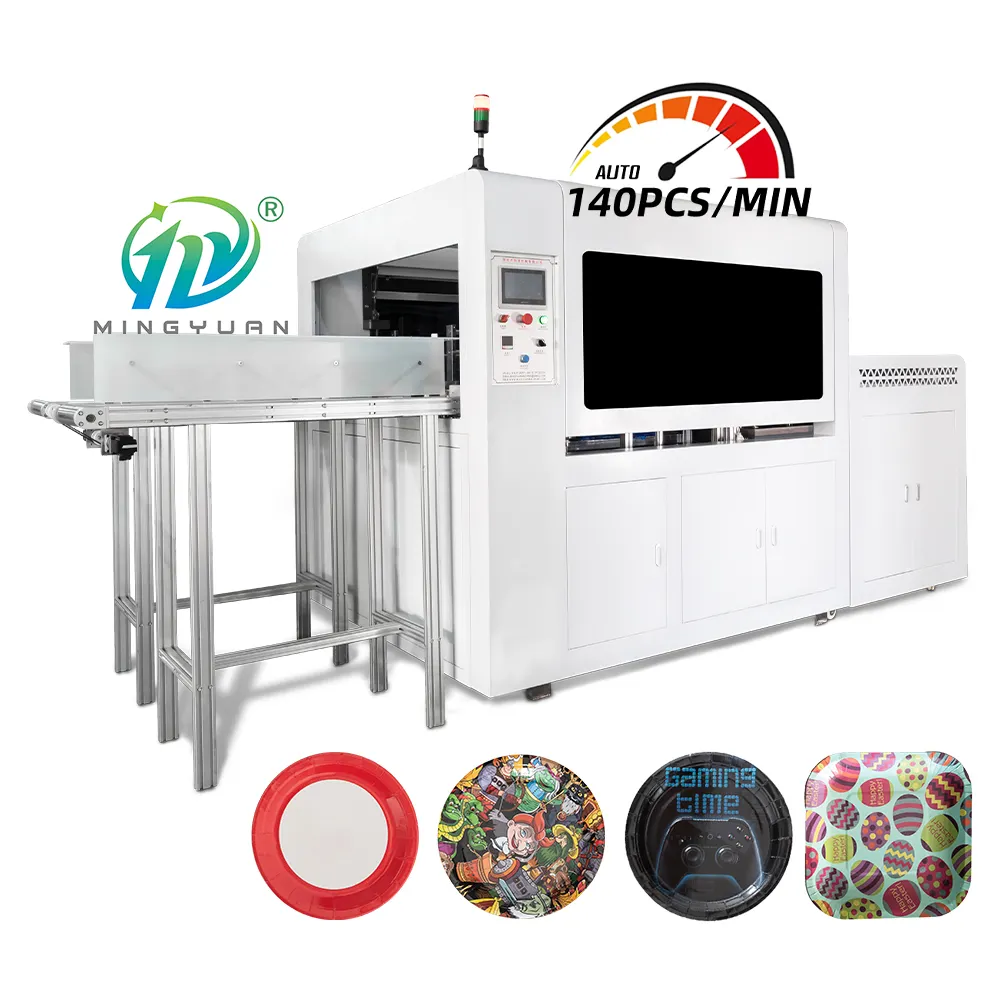 2024 nova máquina servo para placas de papel, máquina descartável para fabricação de placas de papel, linha de produção de placas de papel de 2-12 polegadas