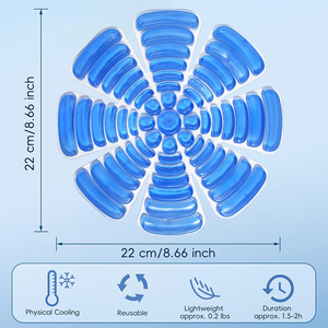 Bandeau rafraîchissant personnalisé en gel PCM léger et imperméable pour le refroidissement estival, le travail en extérieur, la pratique équestre et le soulagement des migraines et des maux de tête - Product Image 3
