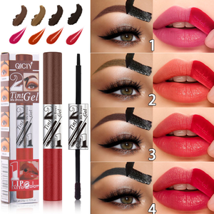 Lápiz Labial en <span class=keywords><strong>Gel</strong></span> <span class=keywords><strong>de</strong></span> Larga Duración con <span class=keywords><strong>Gel</strong></span> para <span class=keywords><strong>Cejas</strong></span>, Resistente al Agua, Doble Punta, Marca Privada - Product Image 3