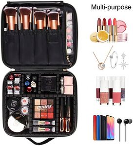 Travel <b>Makeup</b> <b>Case</b> Organizer Fashionable Fruit Cosmetic Bag Hasp Customizable Nylon Polyester Oxford Personal Professional Use - Product Image 4