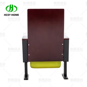 2023 chaise d'église en métal d'occasion, nouveau style d'usine, fourniture personnalisée pour salle d'harmonie P8114