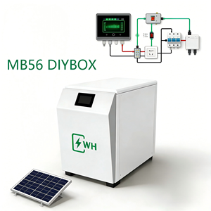WH Energy 2026 Novo Kit <span class=keywords><strong>DIY</strong></span> MB56 16S 51.2V 30kWh 628Ah Caixa de Bateria Lifepo4 com BMS JK 300A para Armazenamento de Energia Residencial - Product Image 4