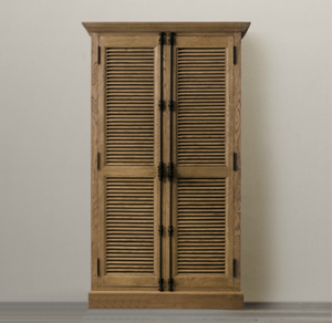 Tùy Chỉnh Đồ Nội Thất Mỹ Phòng Ngủ Cao Cấp Rắn Gỗ Sồi Gỗ Louver Cửa Tủ Quần Áo - Product Image 6