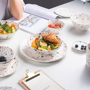 Veweet — bols en céramique imprimés, porcelaine de riz, soupe et service pour nouilles, série <span class=keywords><strong>passion</strong></span> - Product Image 3