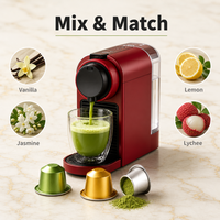 Capsules de Latte au Matcha Caramel Sans Sucre Ajouté, Dosettes de Thé Vert Lisse à Usage Unique pour Machine à Café Expresso, Vente en Gros Usine