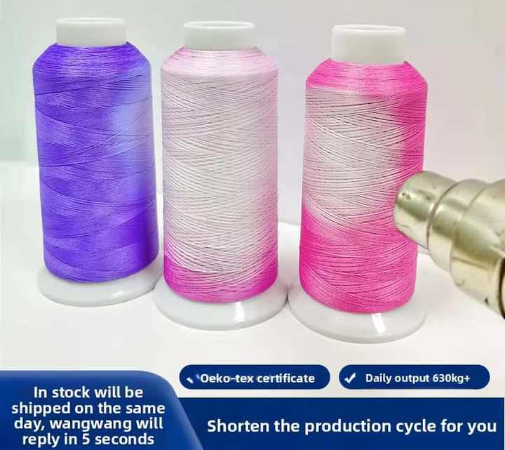 150D/2 Polyester Filament Functional Embroidery Thread Temperature ...