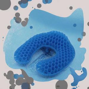 Coussin de siège de voiture ergonomique en TPE alvéolé carré pour l'été, soutien des fesses, amovible, lavable, rafraîchissant - Product Image 3