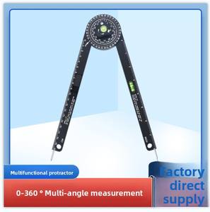 Outil multifonction <span class=keywords><strong>de</strong></span> traçage au sol, compas <span class=keywords><strong>de</strong></span> <span class=keywords><strong>charpentier</strong></span>, mesureur d'inclinaison, niveau et rapporteur - Product Image 4