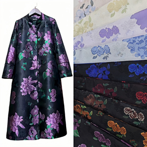 Tessuto Jacquard in Poliestere a Doppia Faccia 161gsm Larghezza 65/<span class=keywords><strong>66</strong></span> Pollici Colore Personalizzabile Leggero per Cappotti e Abiti - Product Image 1