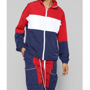 Survêtements de sport personnalisés avec logo imprimé, vente en gros, jogging, ensembles de survêtements 100% polyester pour hommes - Product Image 4