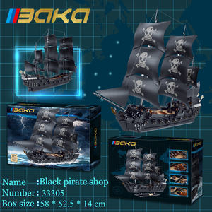 BaKa 33305 Serie Perla Negra, 3839 Piezas, Bloques de Construcción de Plástico ABS, Modelo de Barco Pirata Corsair, Juego de Juguetes Creativos, Regalos de Navidad - Product Image 2