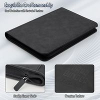 Álbum de Tarjetas Coleccionables con Cierre Lateral y 9 Bolsillos, Personalizable con Logotipo, para Juegos Deportivos, Tarjetas Pokémon TCG