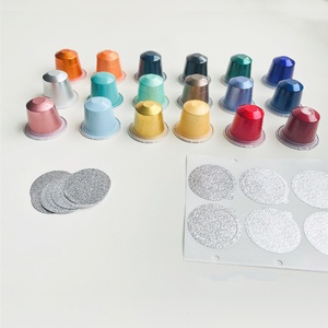 Contenitore in Alluminio da 15ml per Capsule di Caffè con Coperchi in Alluminio, Capsule Vuote Usa e Getta per Confezionamento Capsule <span class=keywords><strong>Nespresso</strong></span> - Product Image 2