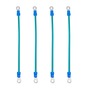 Ring <b>Terminals</b> Pure Copper 1-Core RV2-4S Insulated Wire Custom Made For Electrical Connections - Product Image 3