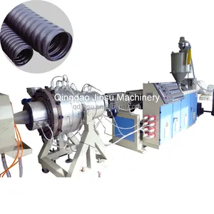 PE Carbon spiral single screw extruder pipe extrusion production machine line