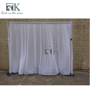 Pipe and Drape Aluminum <b>Standing</b> Curtain System <b>Backdrop</b> Pipe Kit for Wedding Event - Product Image 3