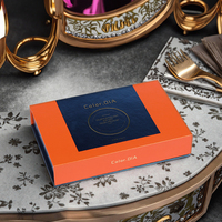 Boîte en carton rigide personnalisée de haute qualité avec fermeture magnétique, finition laminée et gaufrage pour rouge à lèvres et brillant à lèvres (Kraft)