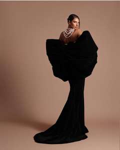 Bettergirl 2025 nuovo lussuoso fiore di diamante <span class=keywords><strong>nero</strong></span> culo e <span class=keywords><strong>abito</strong></span> <span class=keywords><strong>senza</strong></span> <span class=keywords><strong>spalline</strong></span> elegante moda festa vestito a fascia - Product Image 3