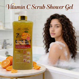 Gel Douche Naturel à la Vitamine C Éclaircissant pour les Aisselles, Anti-Âge, Brûlures Solaires, SPF30, Lavant Corporel Antibactérien - Product Image 3