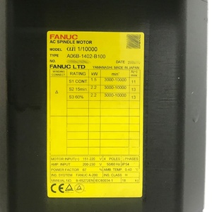 A06B-1402-B100 อุปกรณ์เสริมระบบเครื่องจักร FANUC มอเตอร์ AC ของแท้ใหม่เอี่ยมพร้อมการรับประกันหนึ่งปี - Product Image 2