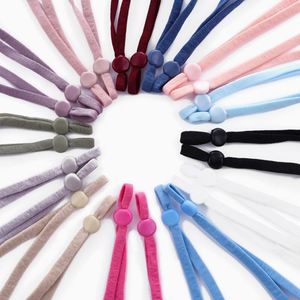 Sangle d'oreille personnalisée par le fabricant, couleur au choix, cordon de 5 mm en Spandex/Polyester, haute élasticité, réglable, double couche, pliable, 10 cm - Product Image 1