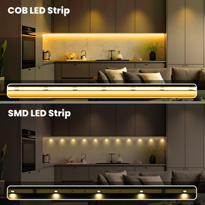 แถบไฟ LED COB 312 LED/M กว้าง 8 มม. แถบไฟ LED แบบยืดหยุ่น 10 ม. ปรับความสว่างได้ ตัดได้ แถบไฟ LED สำหรับห้องนอน ห้องครัว ไฟ <span class=keywords><strong>DIY</strong></span> - Product Image 3