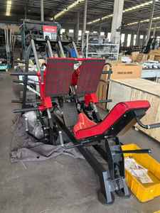 <span class=keywords><strong>Presse</strong></span> à jambes super professionnelle à charge de plaques pour entraînement musculaire complet des cuisses, système double 45 - Product Image 4